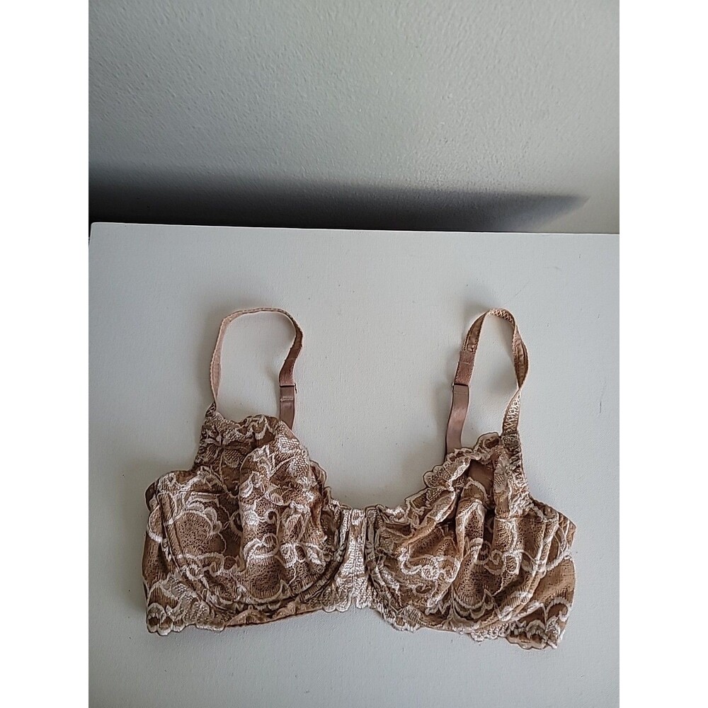 Wacoal Lost In Lace Unlined Underwire Bra Sz 36D